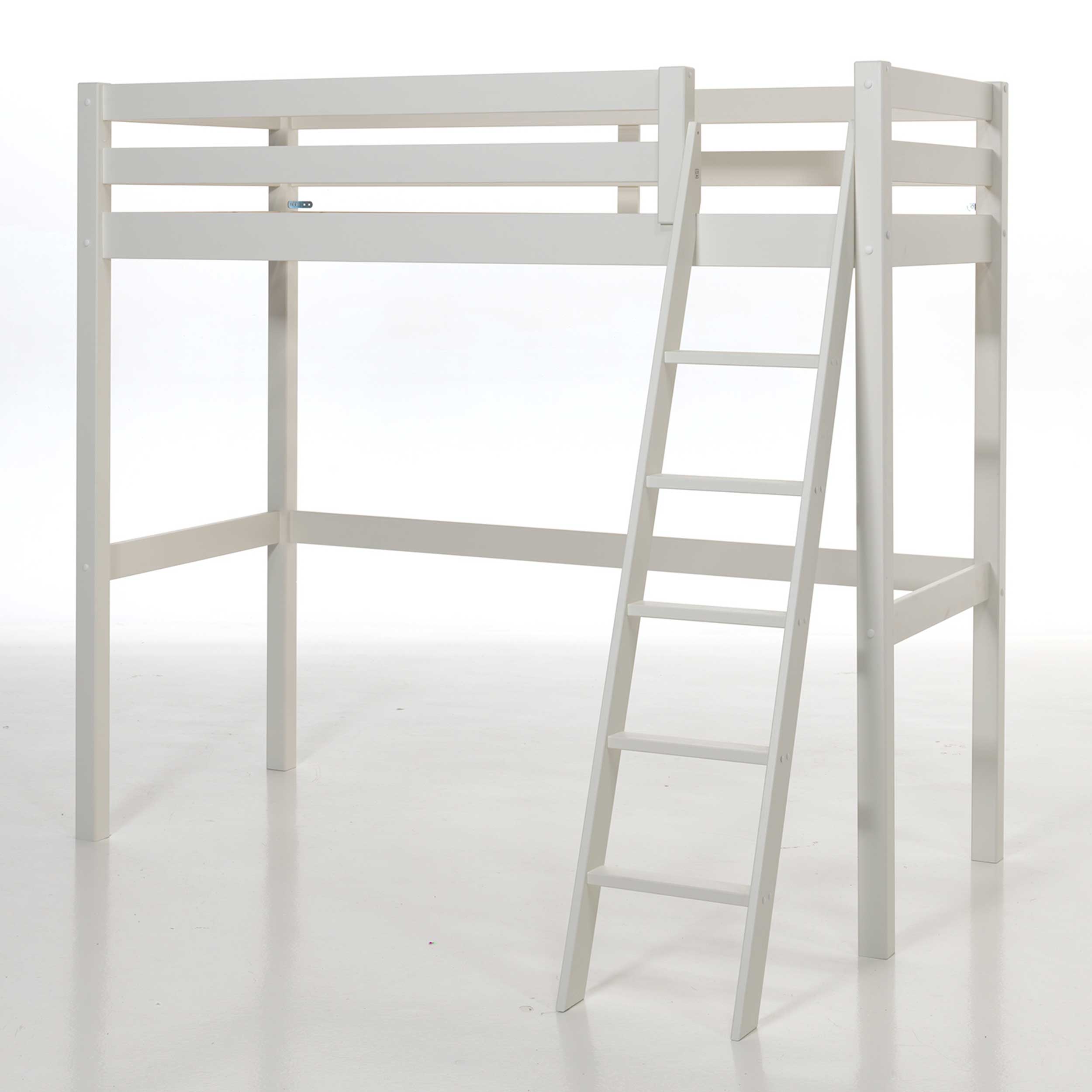 Lit mezzanine Claire 90x200 - blanc - Image 2