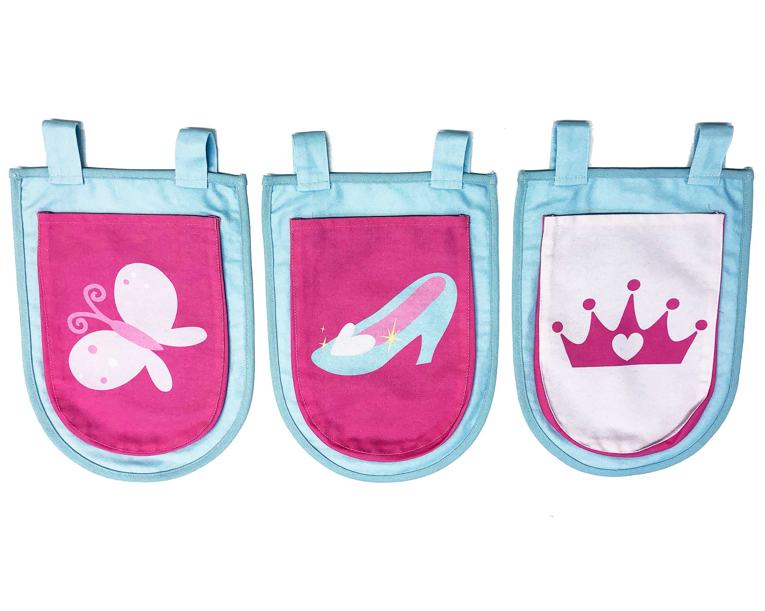 Lit mi-hauteur Astrid avec tente et sacs de rangement Princess II - blanc - Image 3