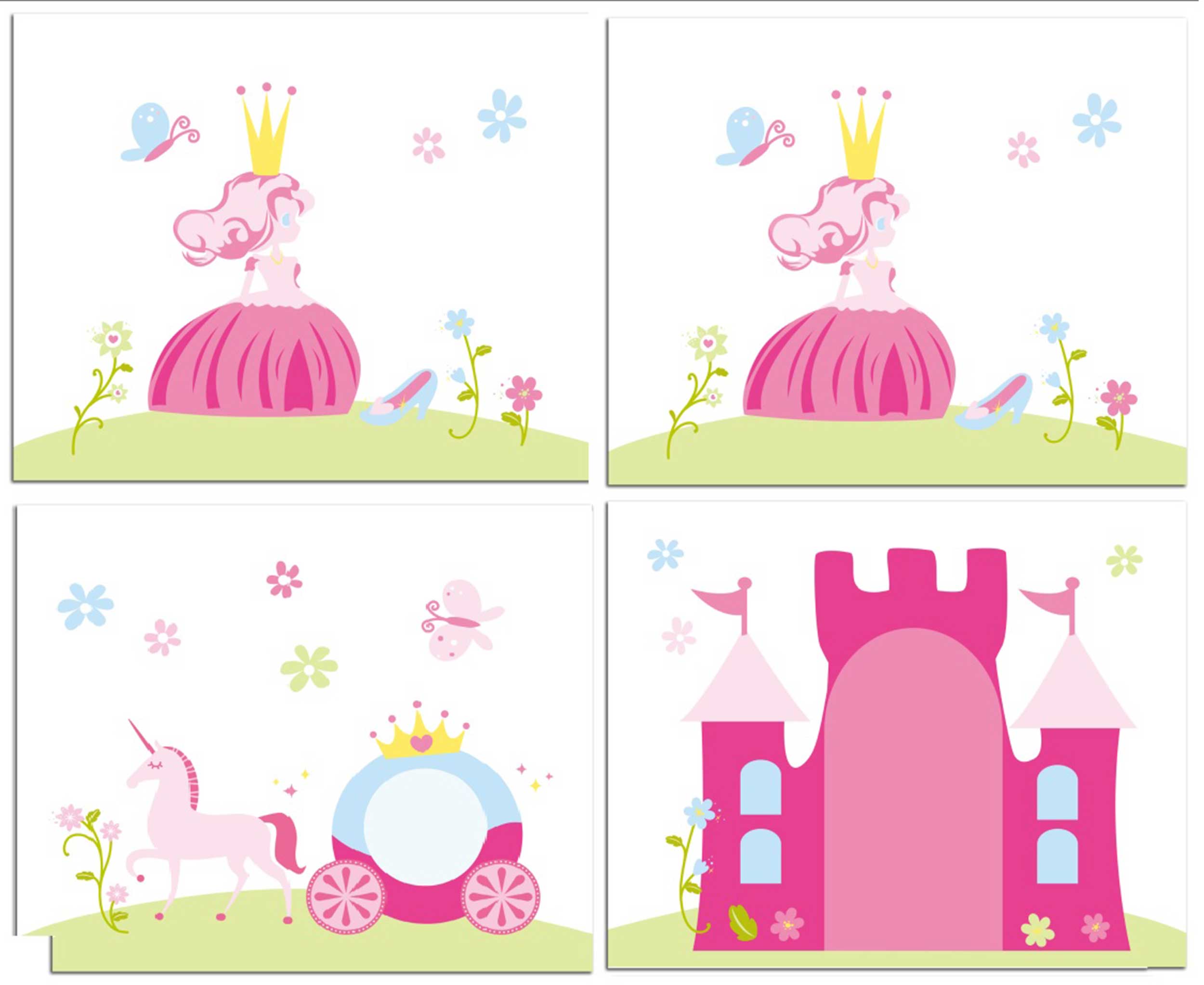 Lit mi-hauteur Astrid avec toboggan & tente de lit Princess II - bois de pin - Image 2