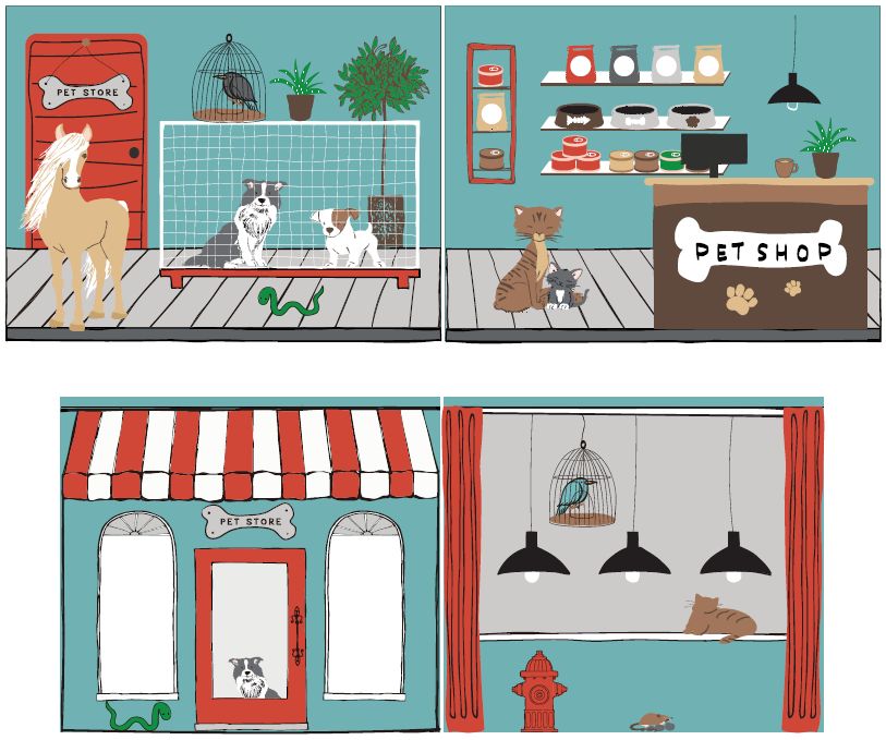 Lit mi-hauteur Charlotte avec tente de lit Pet Shop - blanc - Image 3