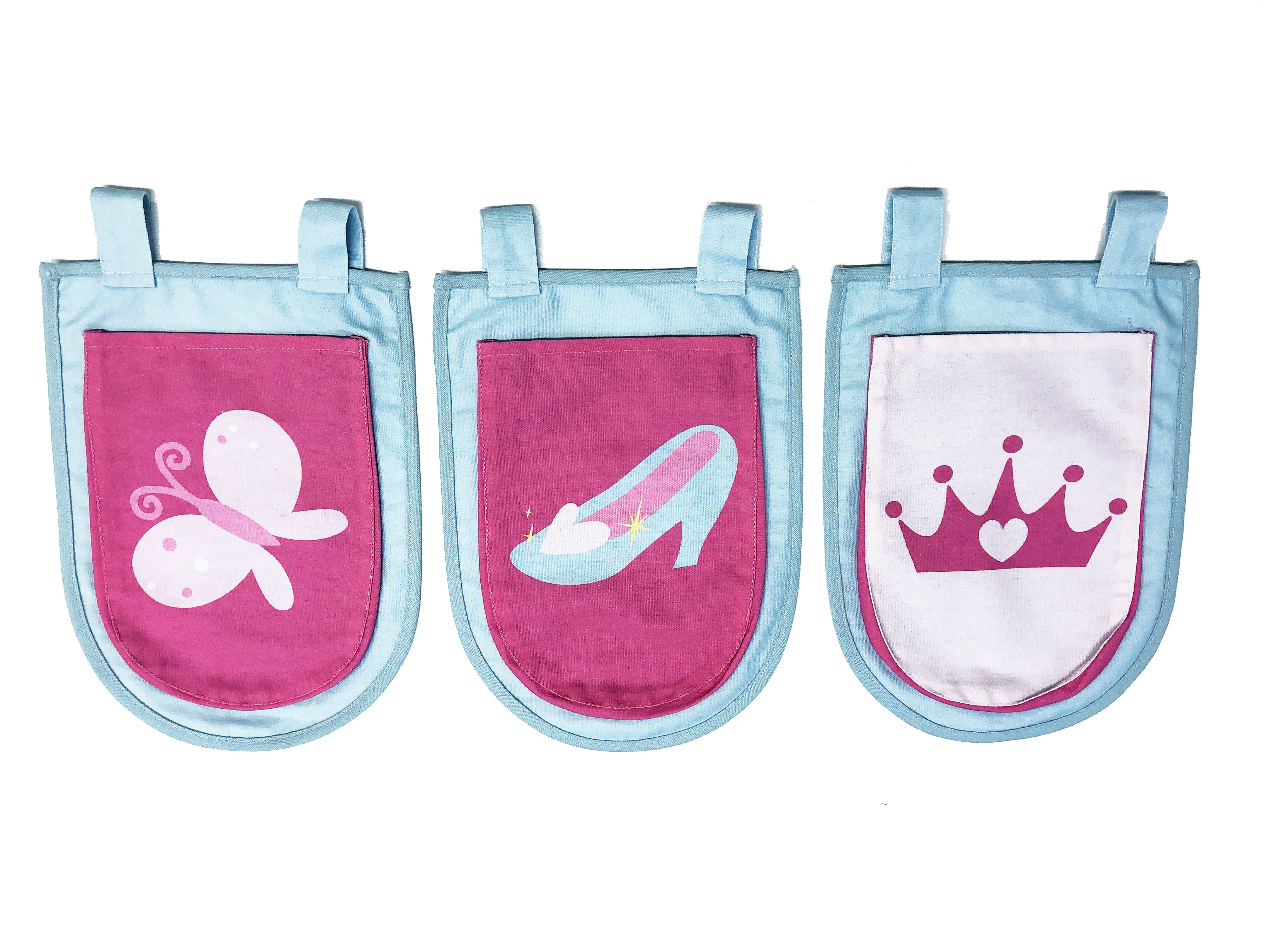 Lit mi-hauteur Charlotte avec tente et sacs de rangement Princess II - blanc - Image 4