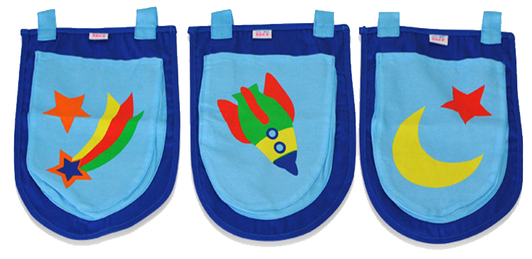 Lit mi-hauteur Charlotte avec tente et tunnel de lit et sacs de rangement Astro - bois de pin - Image 3