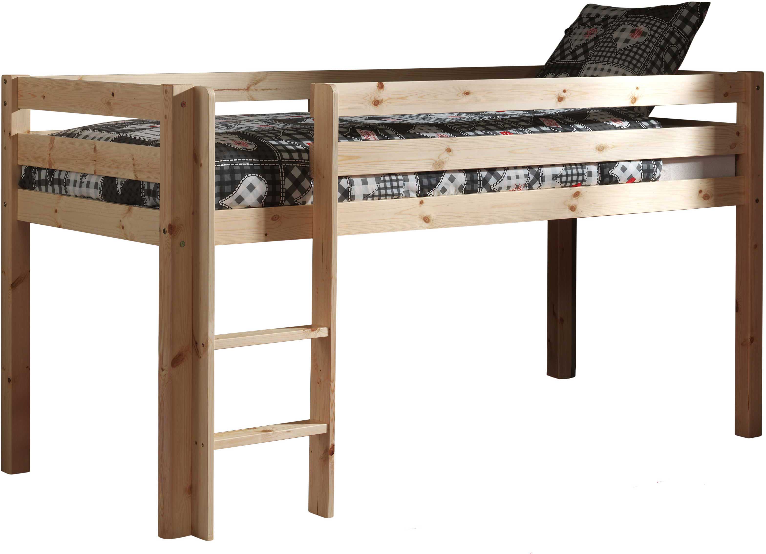 Lit mi-hauteur Charlotte - bois pin - Image 3