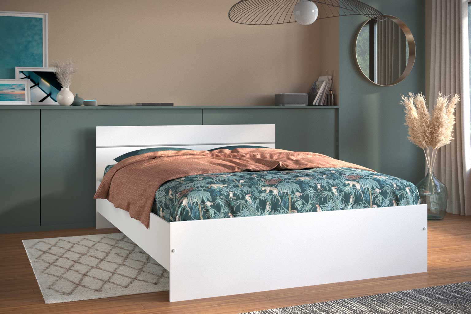 Lit Sole Mio 140x190 - blanc - Image 12