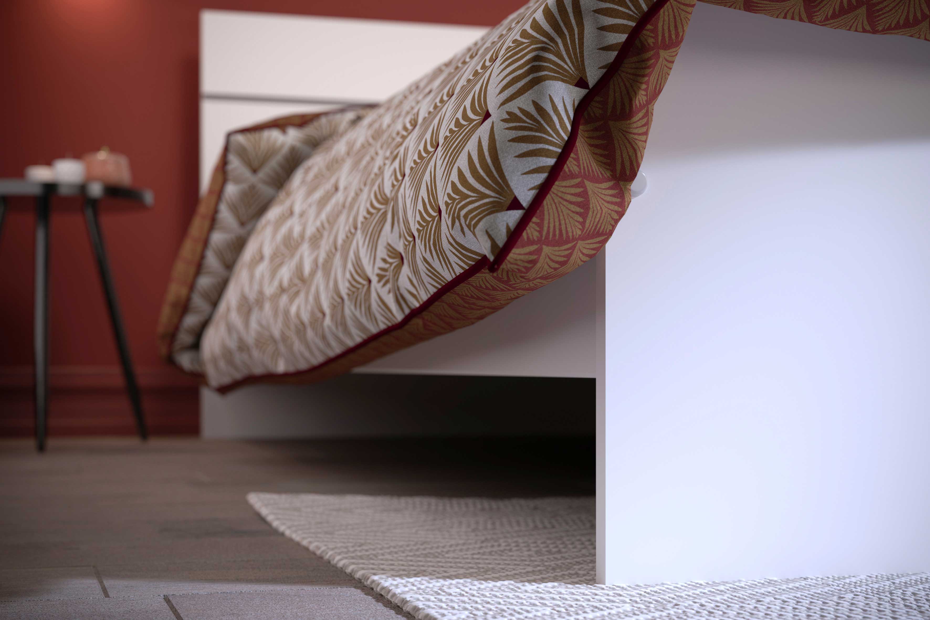 Lit Sole Mio 140x190 - blanc - Image 10