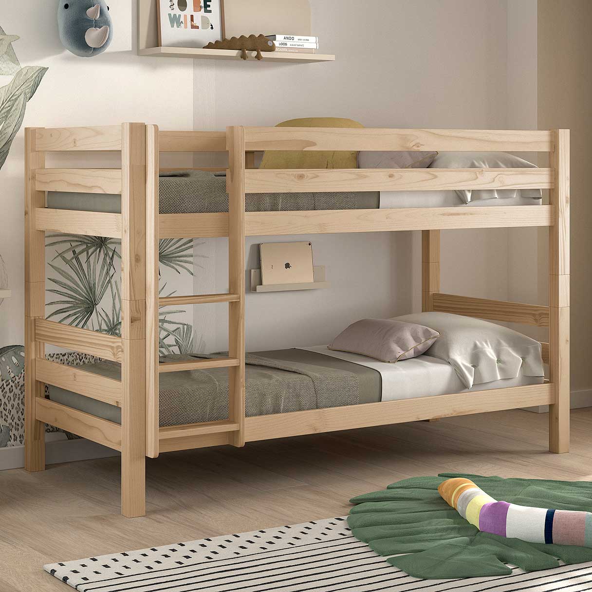 Lit superposé Claire bas - bois de pin