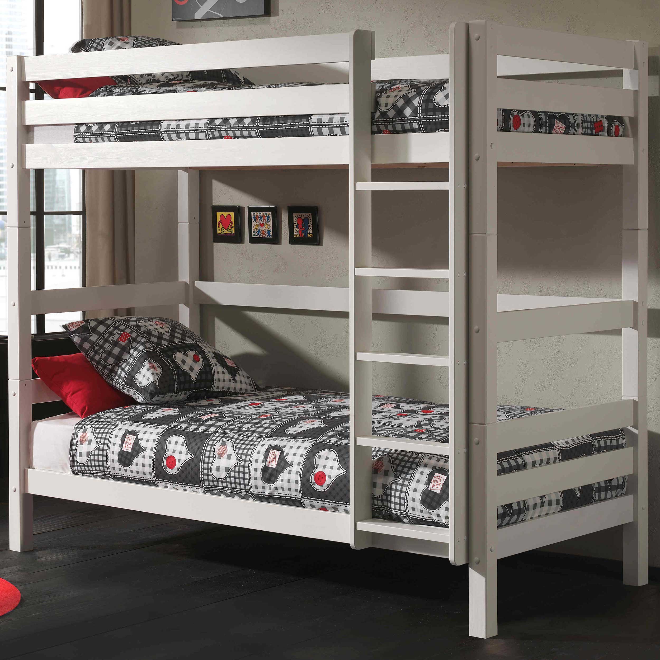 Lit superposé Claire haut - blanc