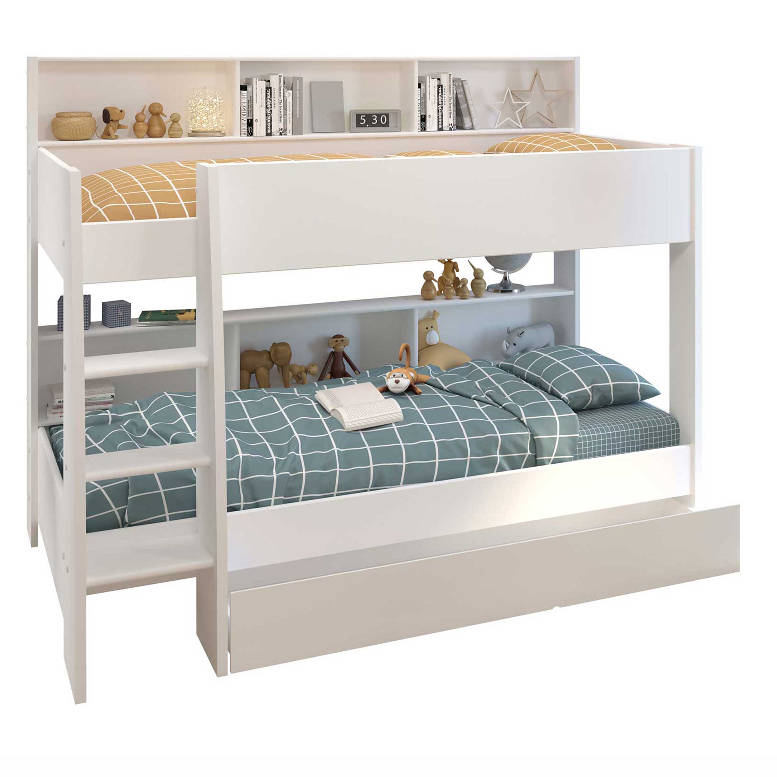 Lit superposé Leon incl. sommiers - chêne - Image 4