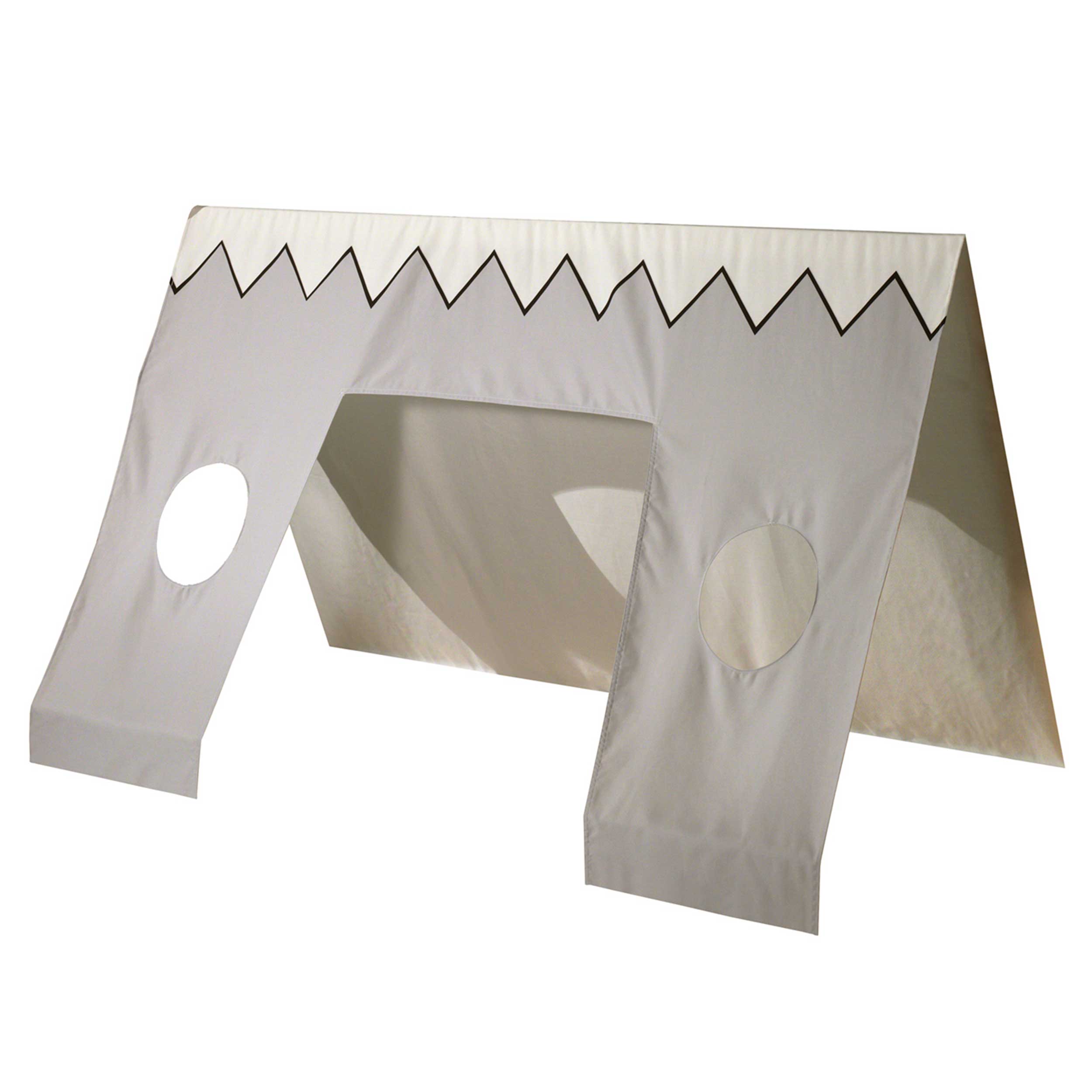 Lit Tipi 90 x 200cm avec tente de lit et tiroir de lit - blanc - Image 3