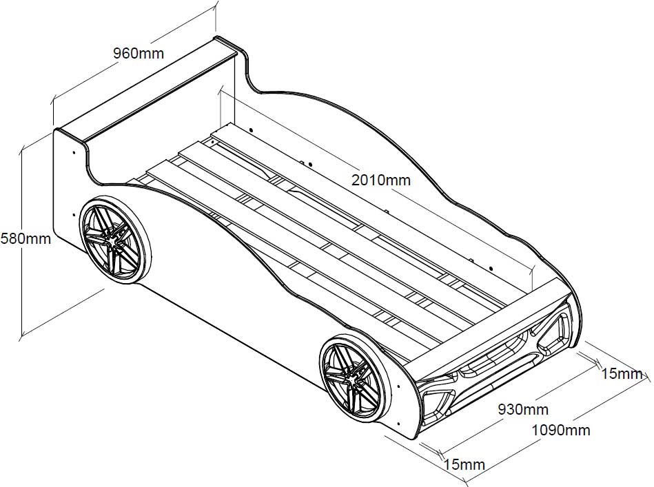 Lit voiture MRX - Image 2