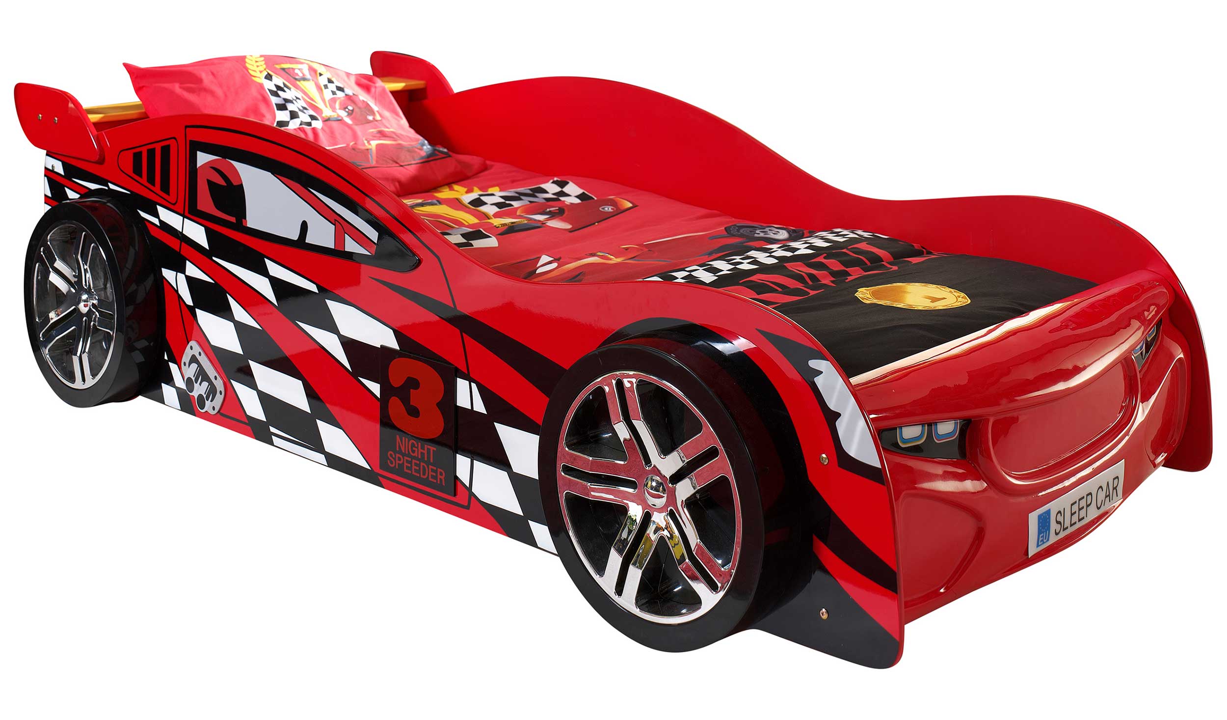 Lit voiture Night Speeder 90 x 200cm - rouge - Image 4