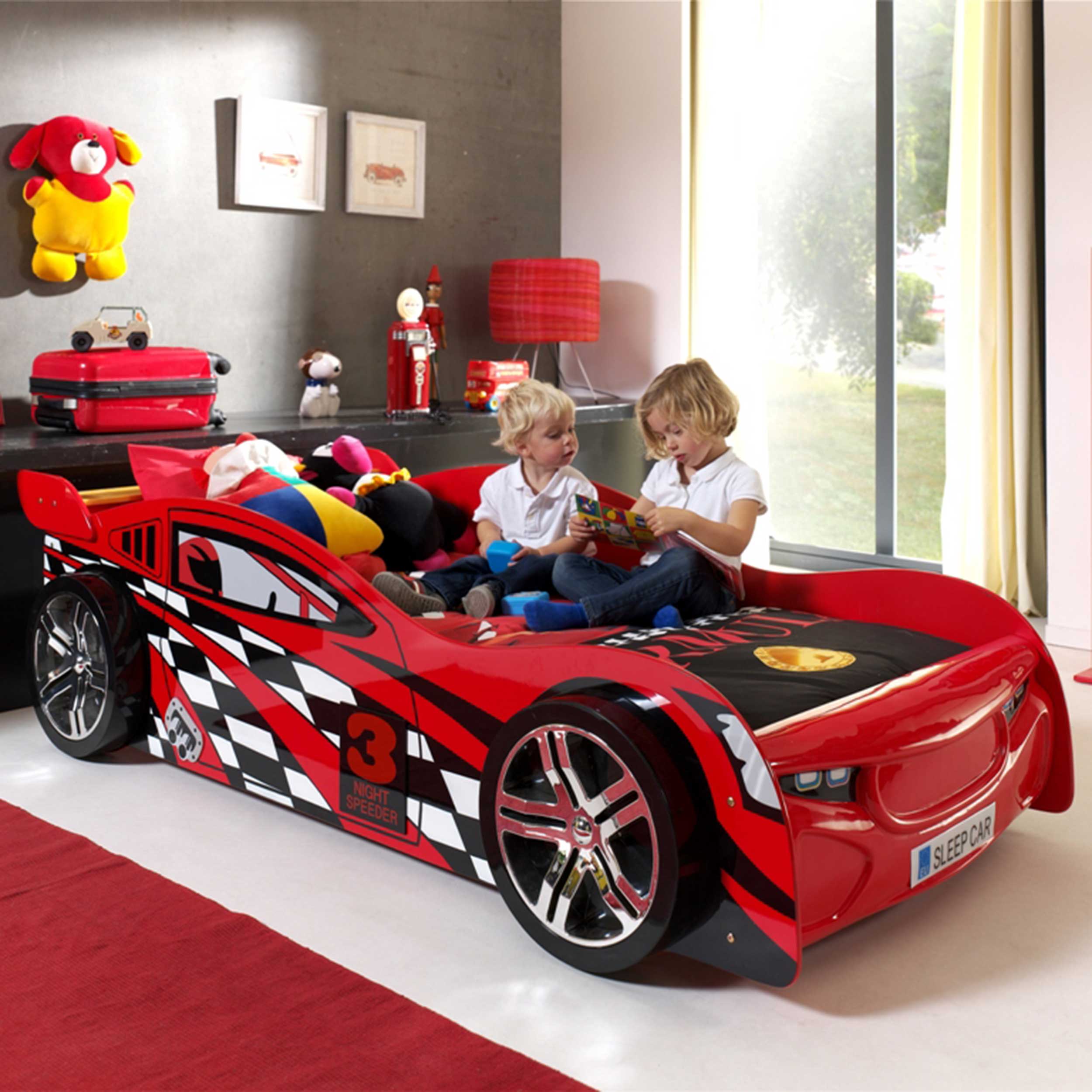 Lit voiture Night Speeder 90 x 200cm - rouge