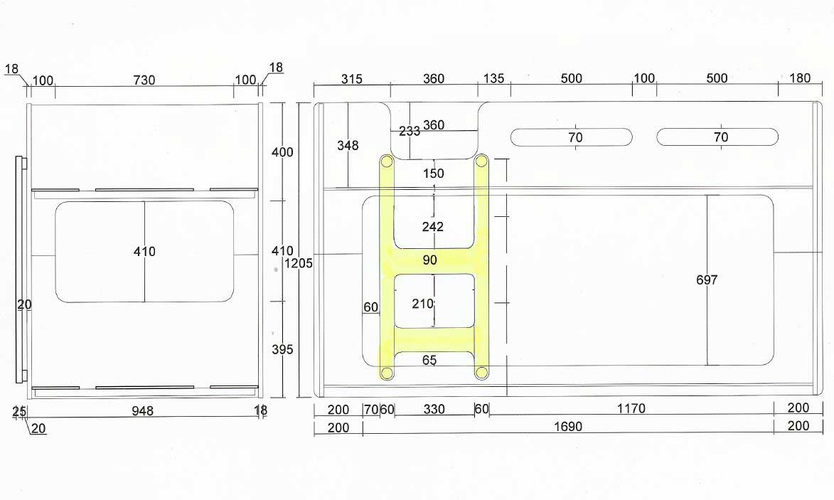 Lits superposés bas Luca - blanc - Image 3