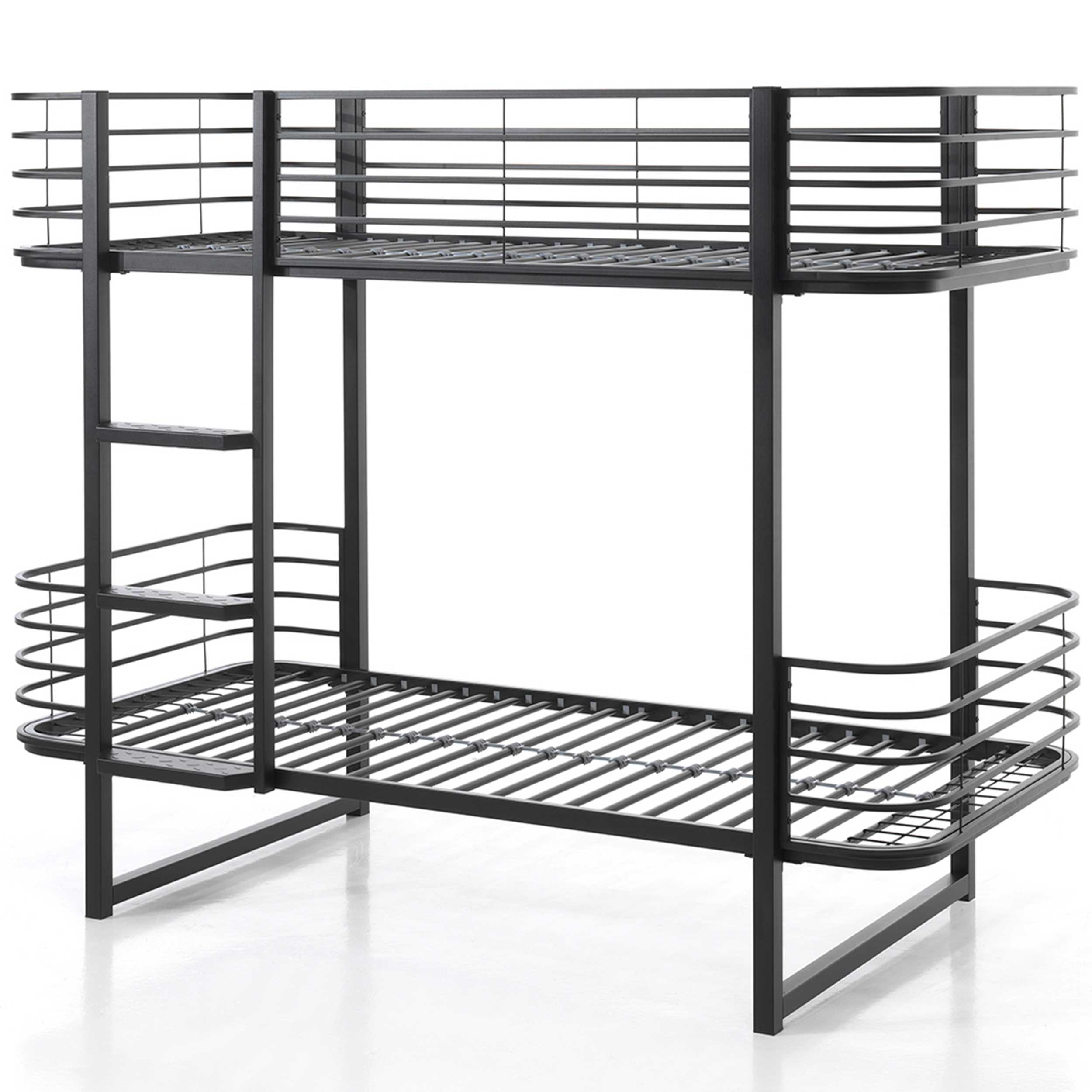 Lits superposés Oscar métal - noir - Image 6
