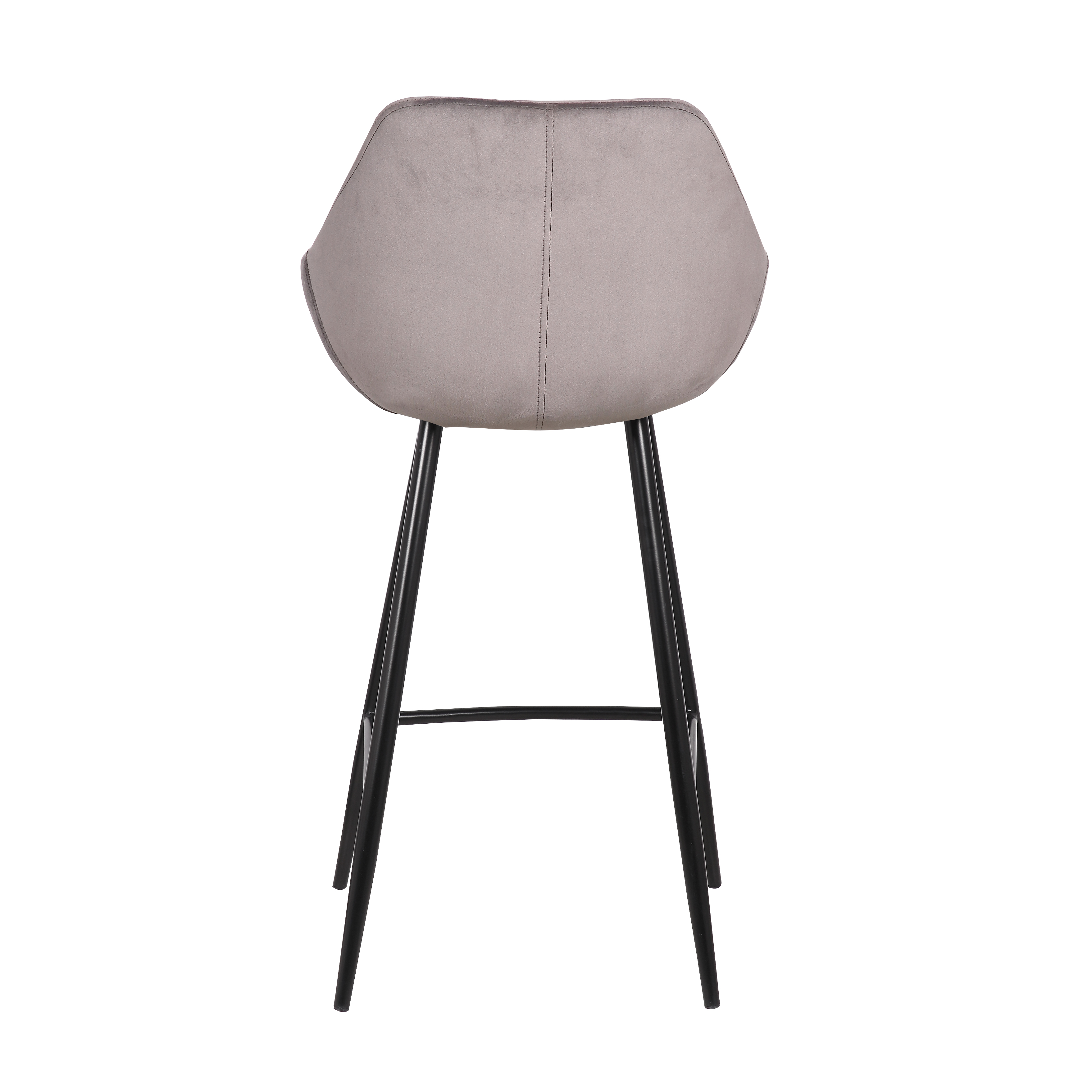 Lot de 2 chaises de bar Amman 65cm - gris - Image 3