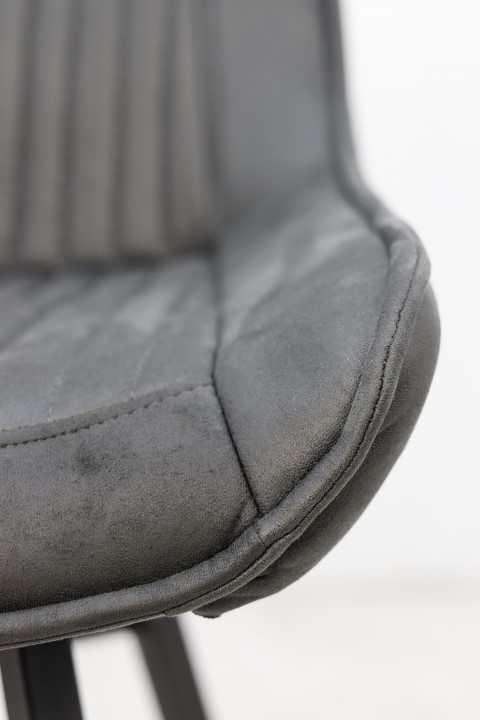 Lot de 2 chaises de salle à manger Denver - gris - Image 4