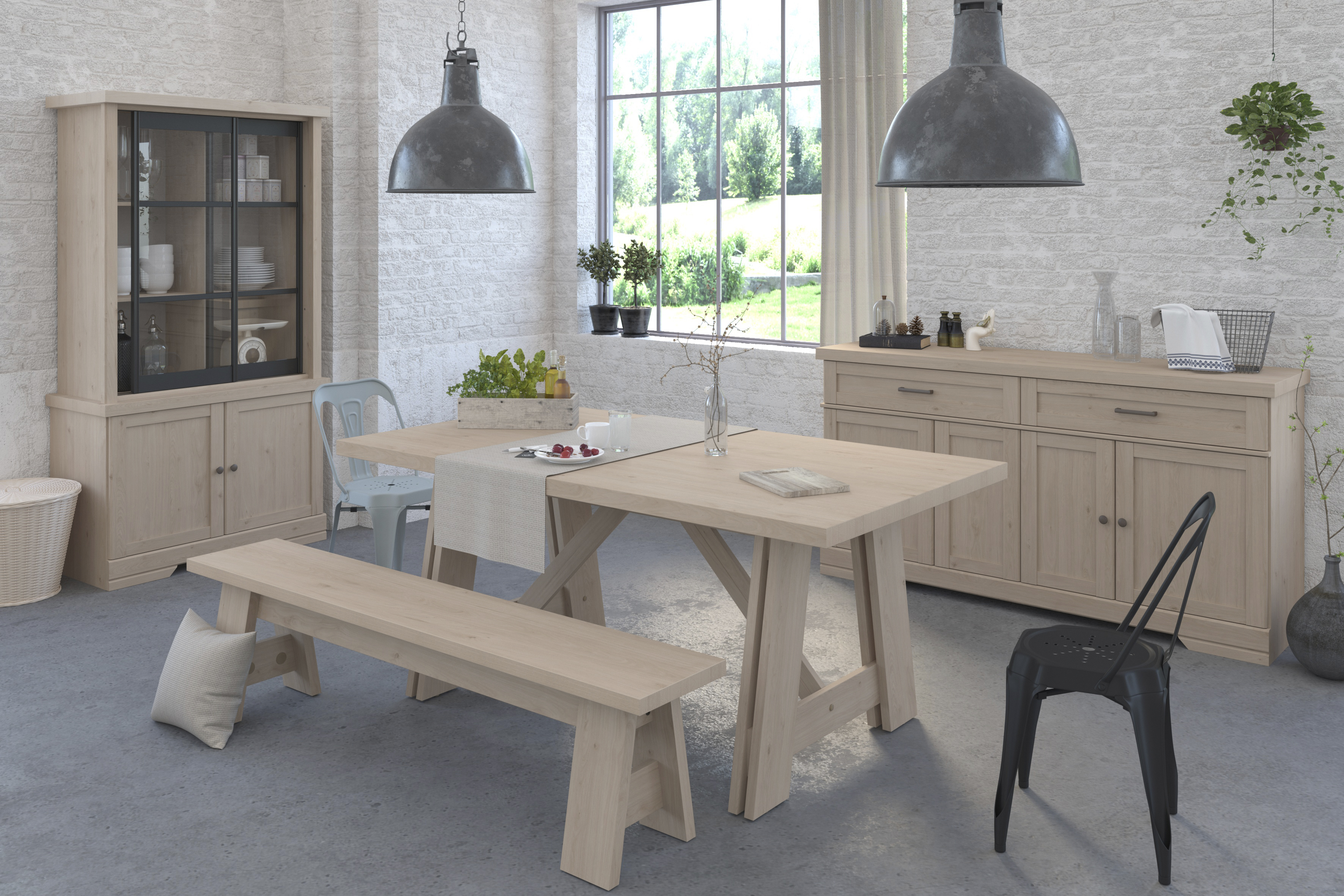 Lot de 2 chaises Industry - gris - Image 5