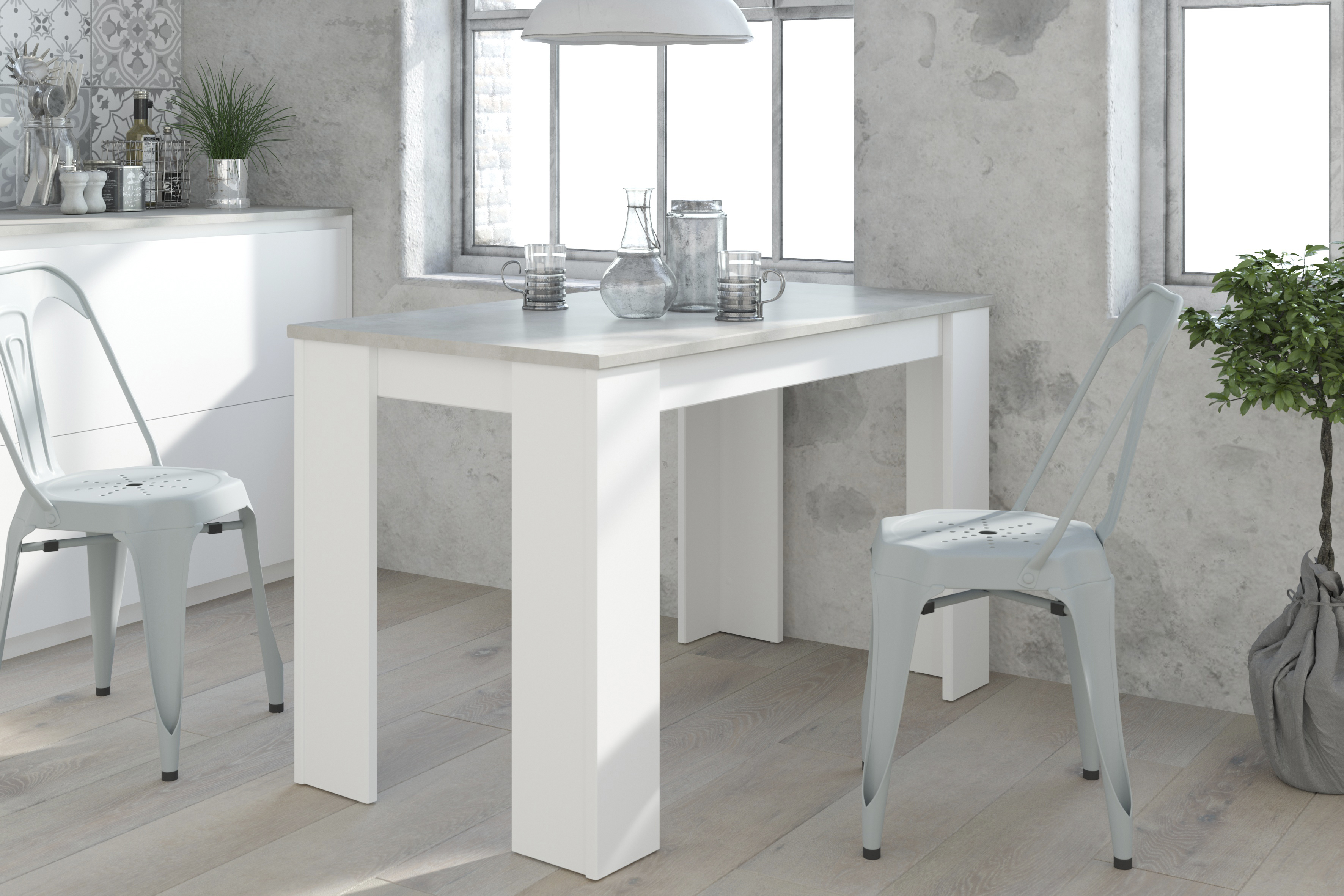 Lot de 2 chaises Industry - gris - Image 6