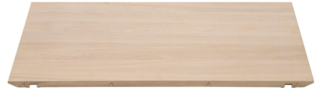 Lot de 2 rallonges Cedro 50 cm - chêne blanc - Image 3