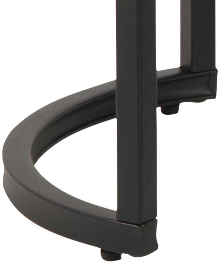 Lot de 2 tables basses Spiro - noir/gris - Image 2