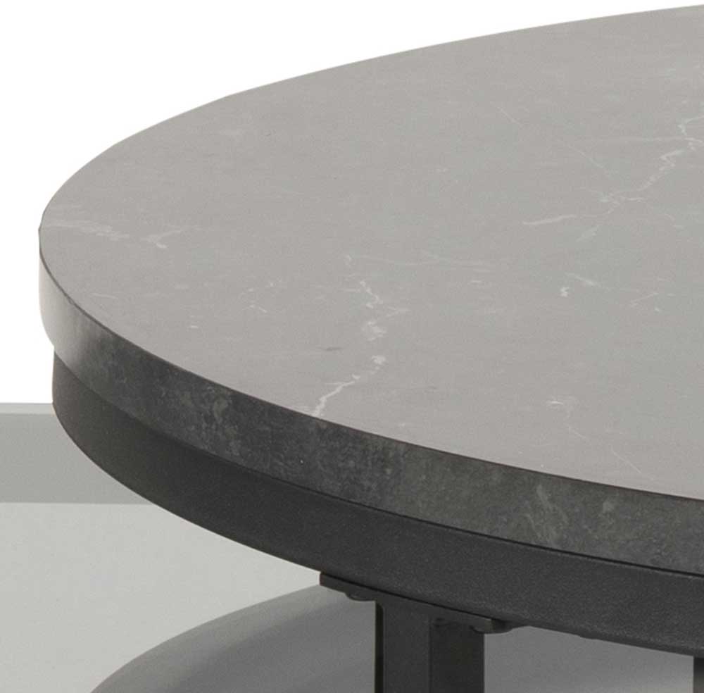 Lot de 2 tables basses Spiro - noir/gris - Image 6