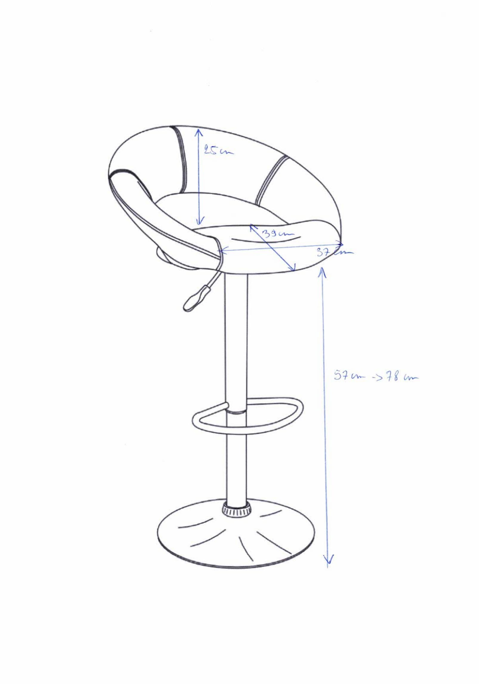 Lot de 2 tabourets de bar Berga - noir - Image 2