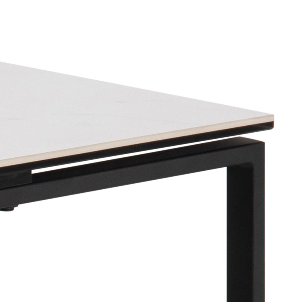 Lot de 3 tables d'appoint Nicola céramique - blanc/noir - Image 6