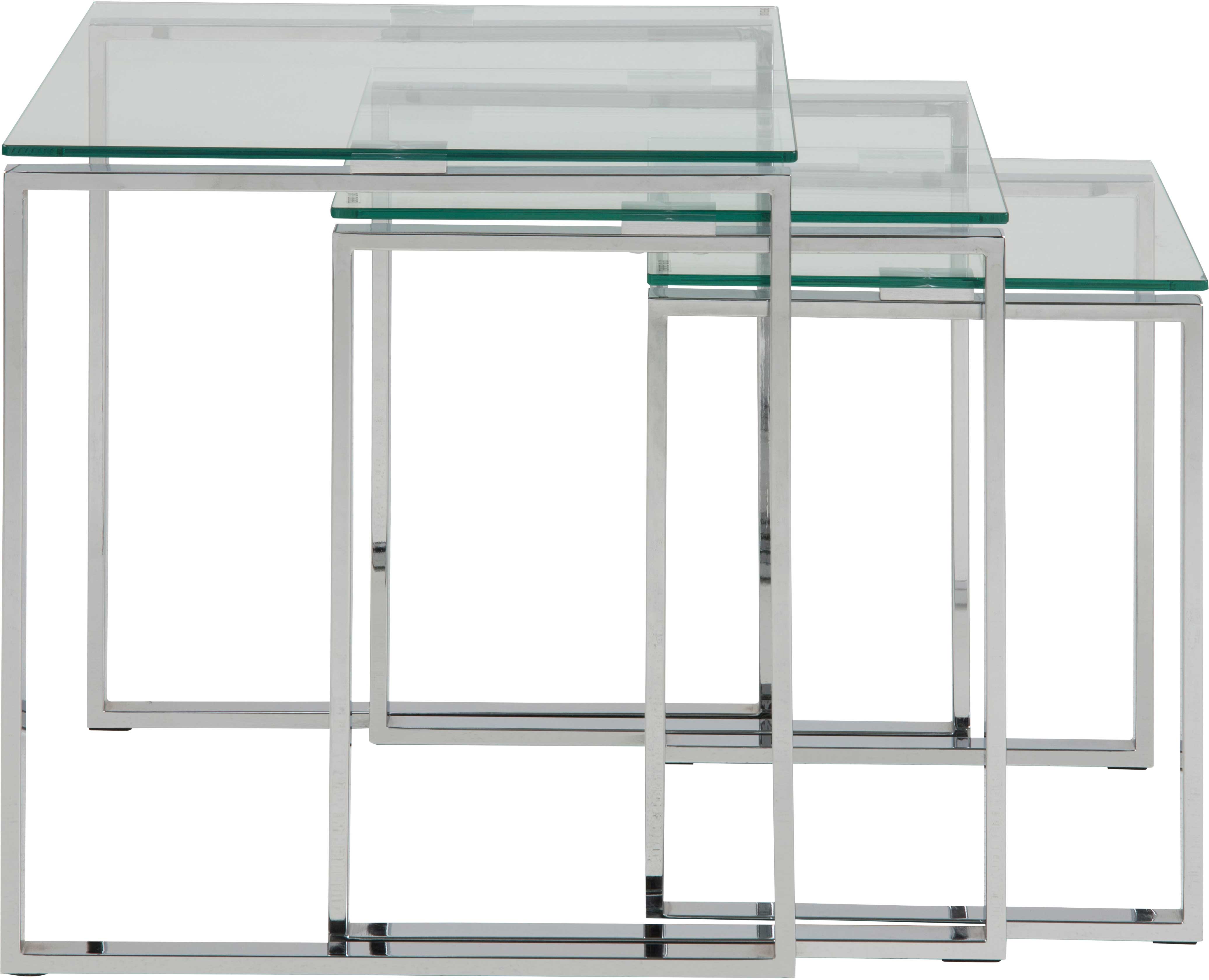 Lot de 3 tables d'appoint Nicola - gris - Image 7