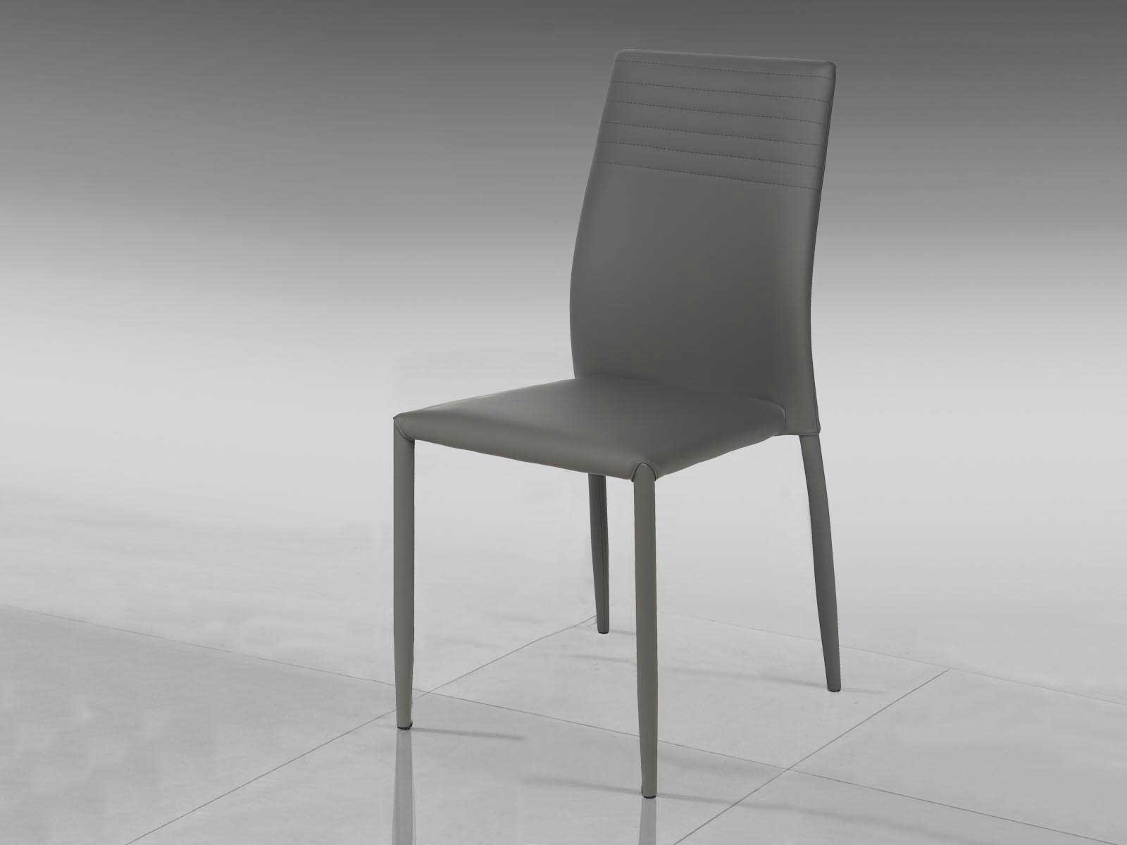 Lot de 6 chaises Broadway - gris - Image 6
