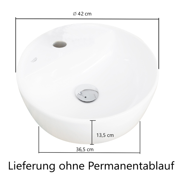 Meuble à lavabo Vikas 121cm 4 tiroirs - anthracite/chêne - Image 5