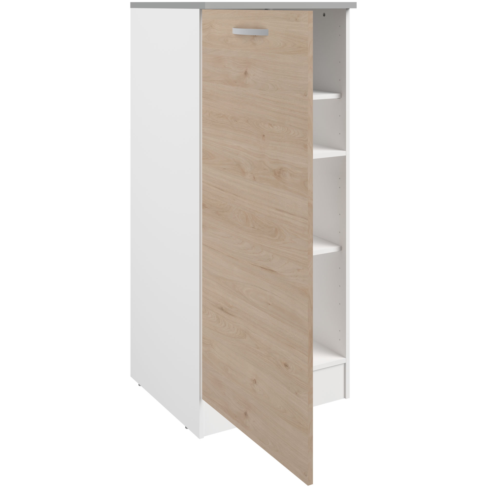 Meuble bas Eko H141 x 60 - chêne - Image 2