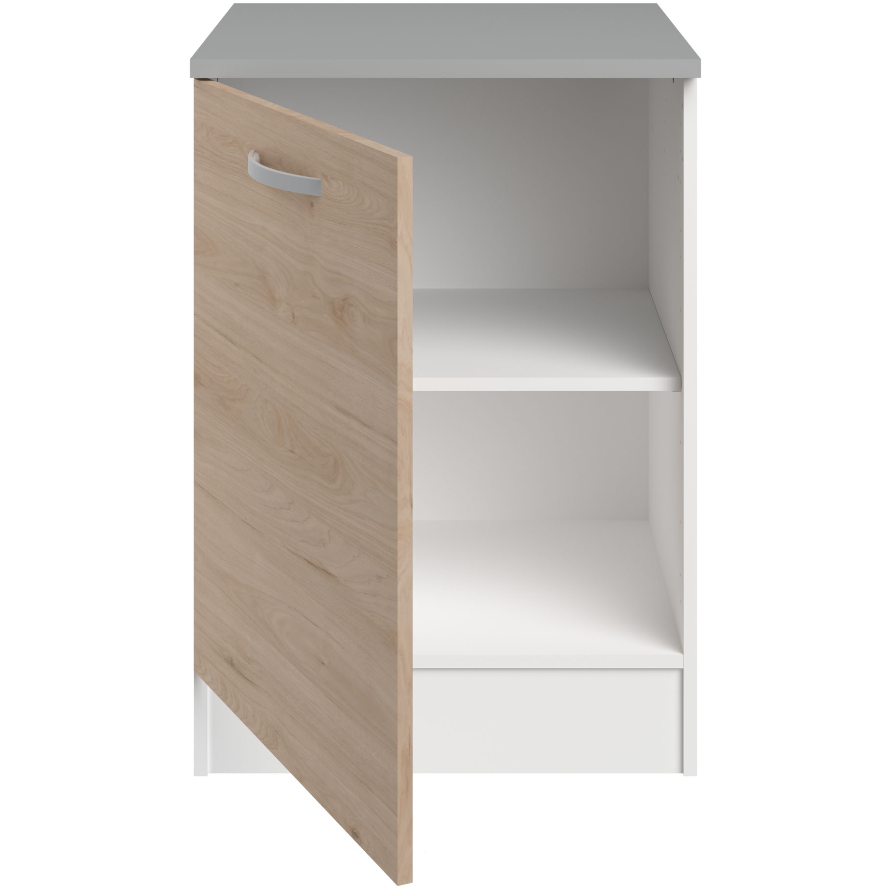 Meuble bas Oke 60 cm avec porte - chêne - Image 5