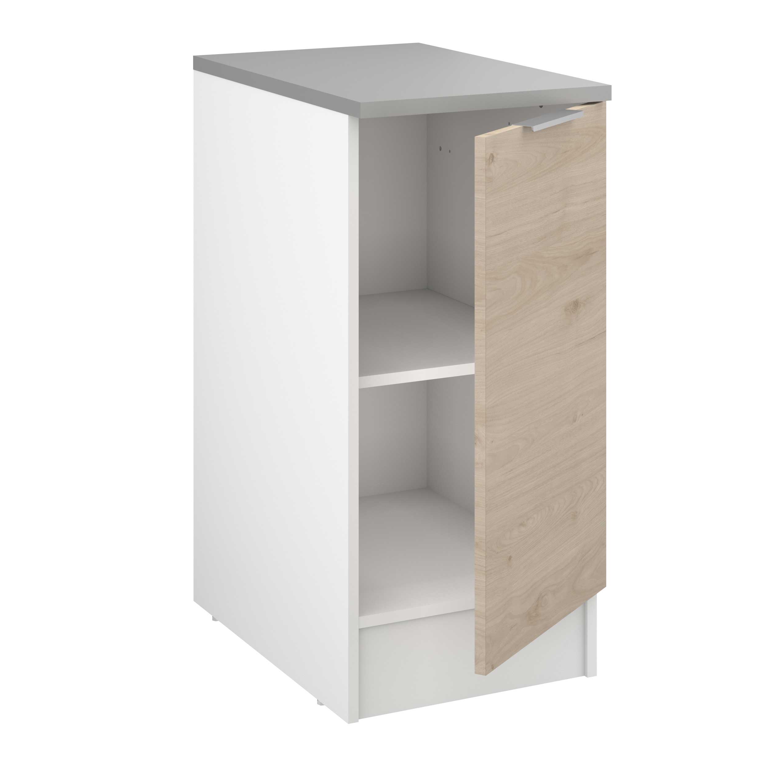 Meuble bas Spott 40x60 cm avec porte - chêne - Image 3