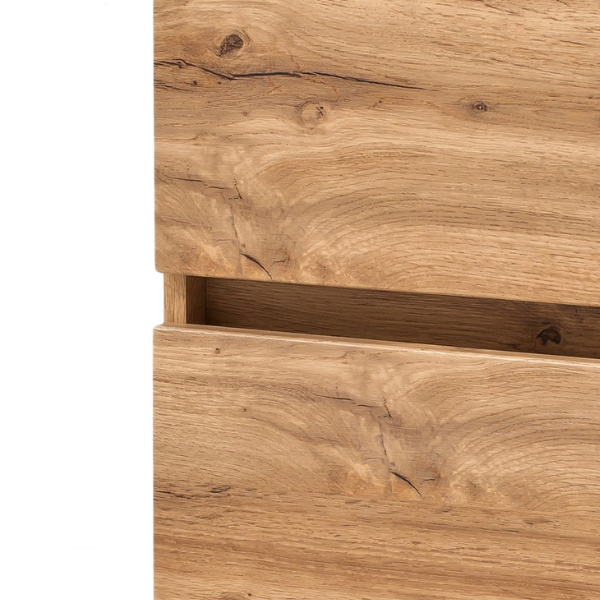 Meuble colonne Vikas 2 portes - chêne - Image 9