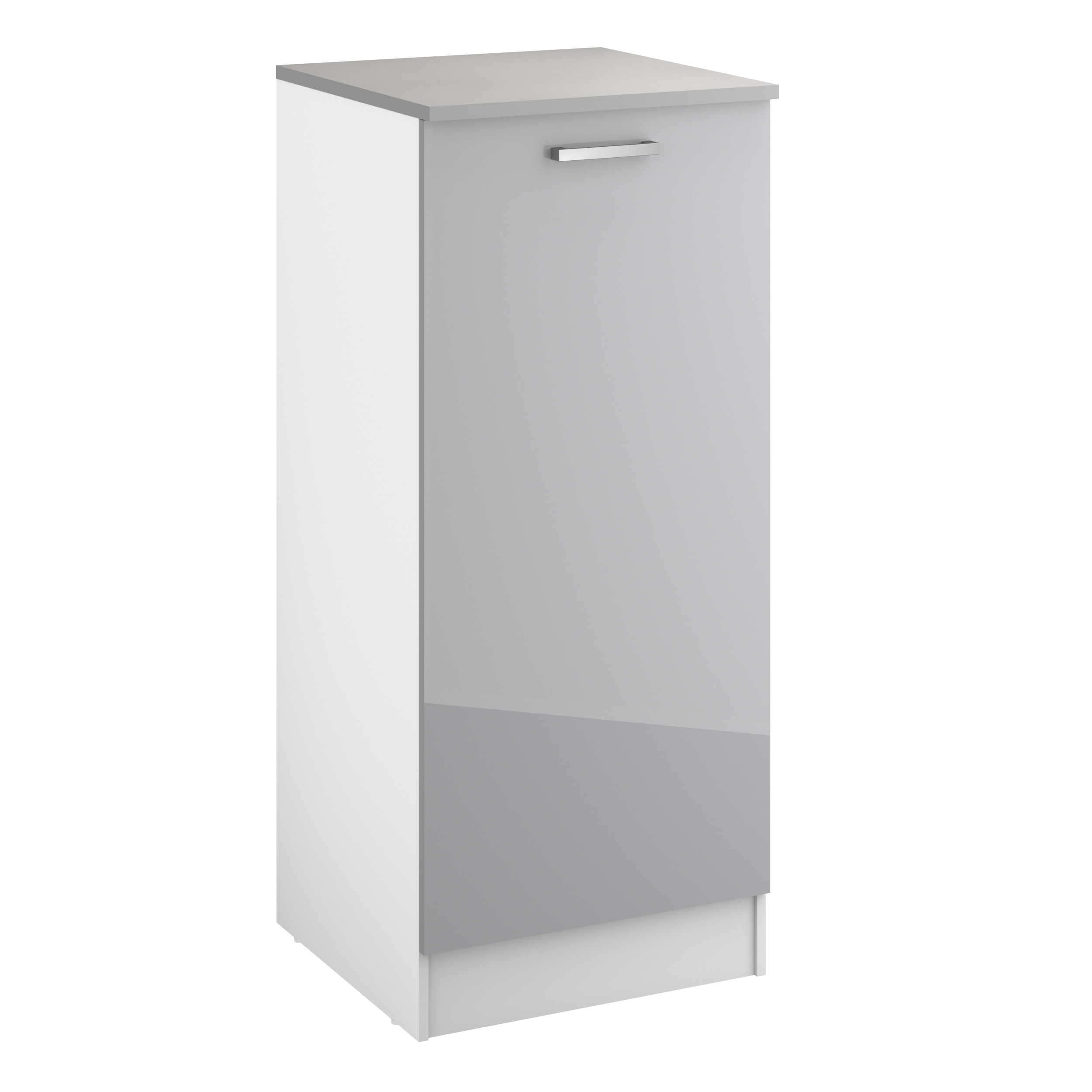 Meuble Eli 60x141 avec porte - gris
