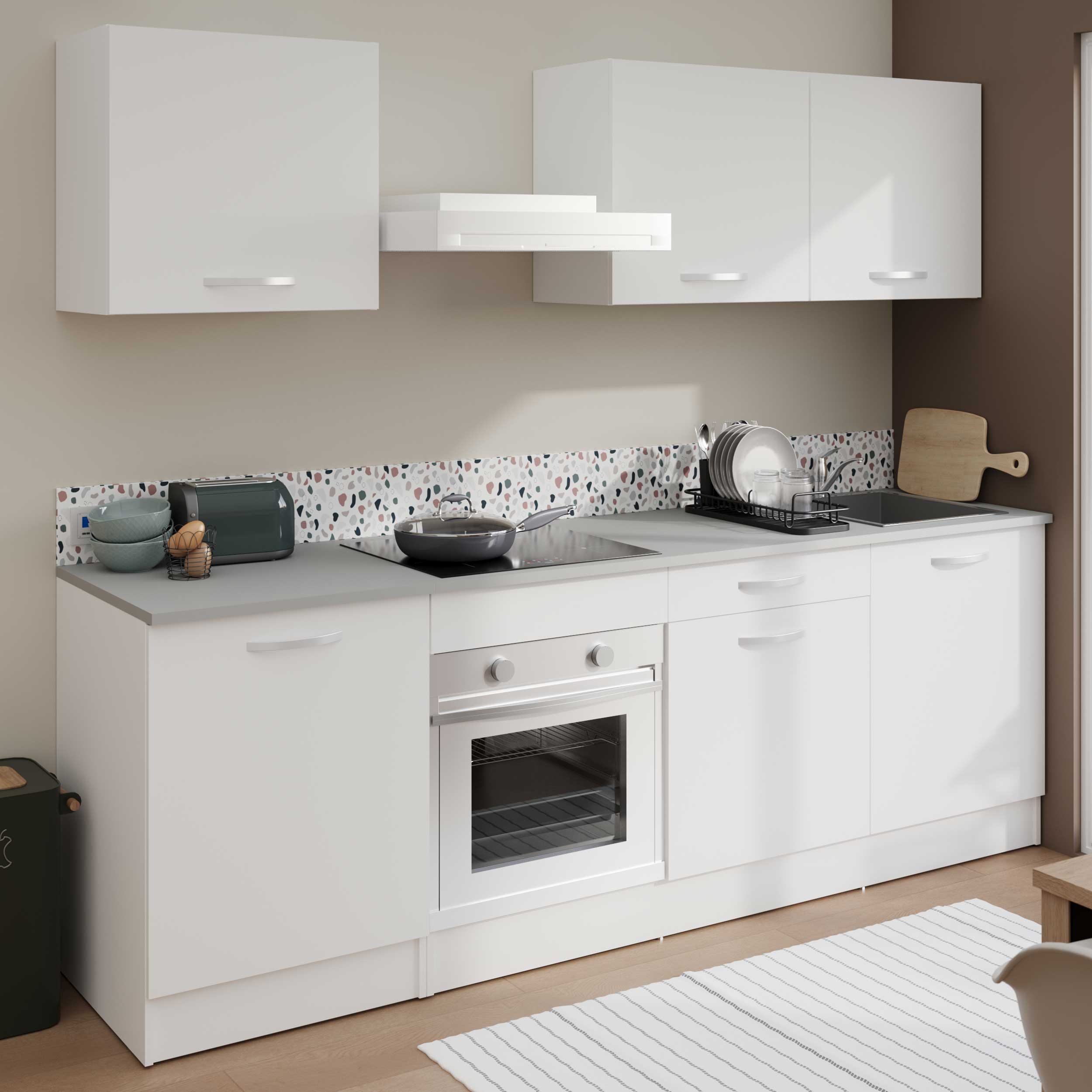 Meuble haut Oke 60 cm - blanc - Image 9