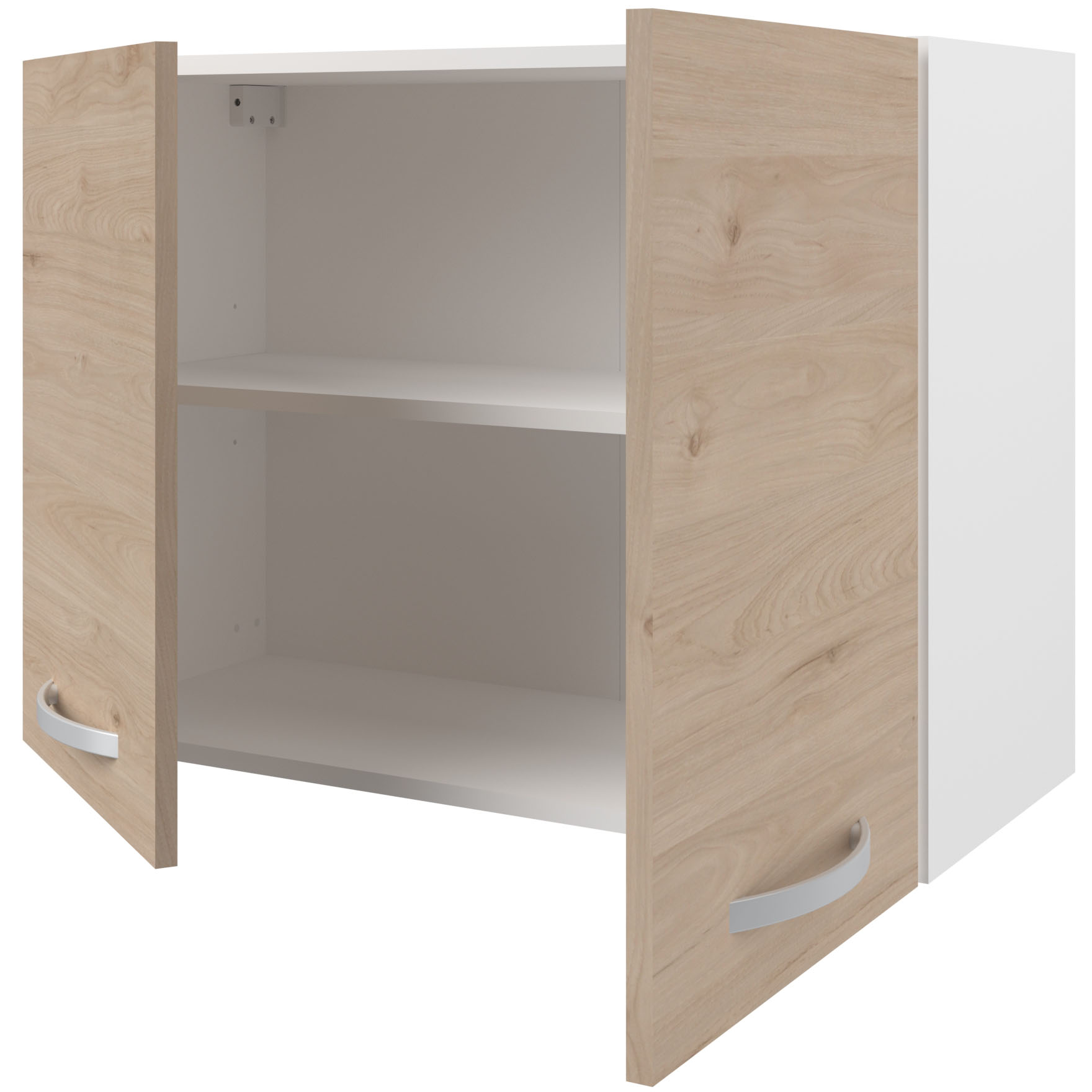 Meuble haut Oke 80cm à 2 portes - chêne - Image 4