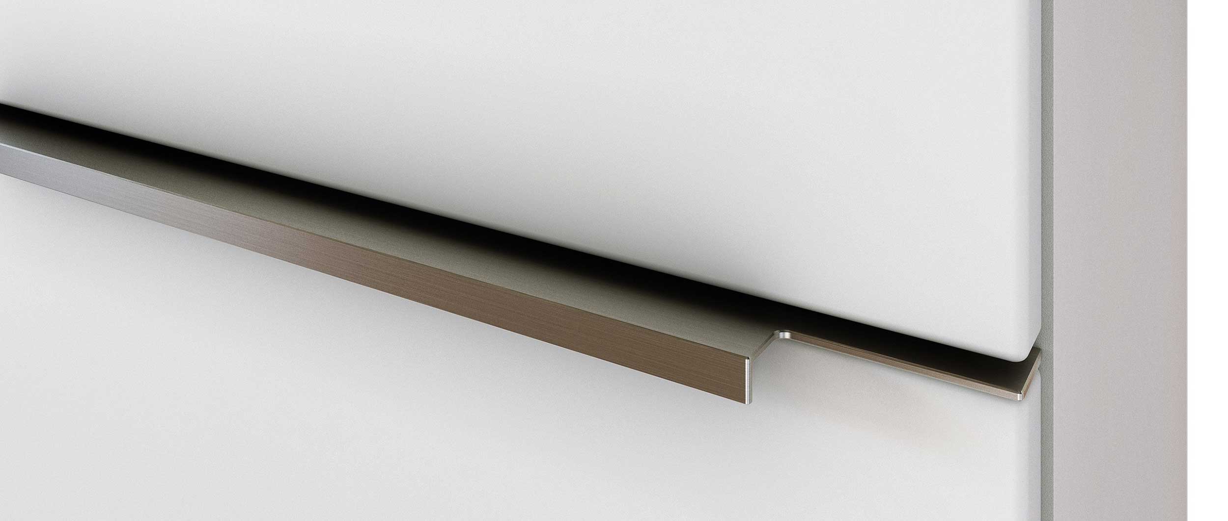 Meuble lavabo Hansen L60xP39cm avec 2 tiroirs - blanc - Image 4