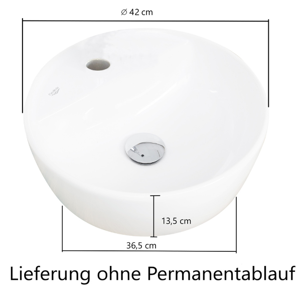 Meuble lavabo Karan 121cm avec deux bassins et 2 tiroirs - chêne - Image 4