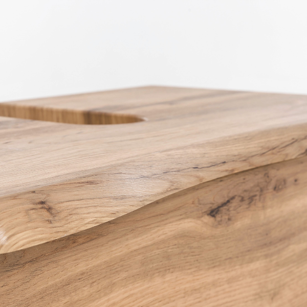 Meuble-lavabo Vikas 1 tiroir - chêne - Image 5