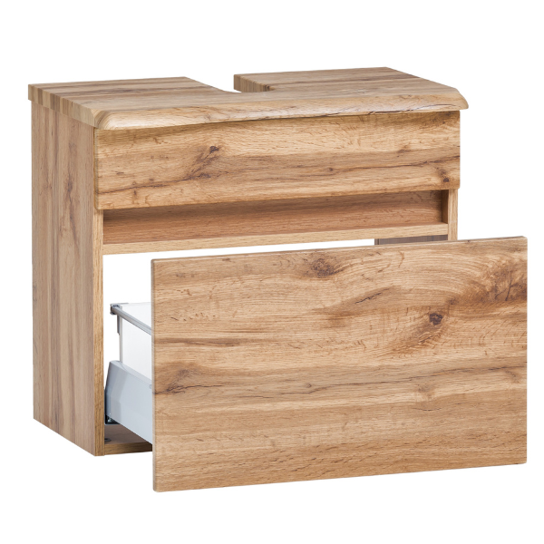 Meuble-lavabo Vikas 1 tiroir - chêne - Image 8