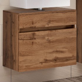 Meuble sous lavabo Brama 60cm 1 tiroir - chêne wotan