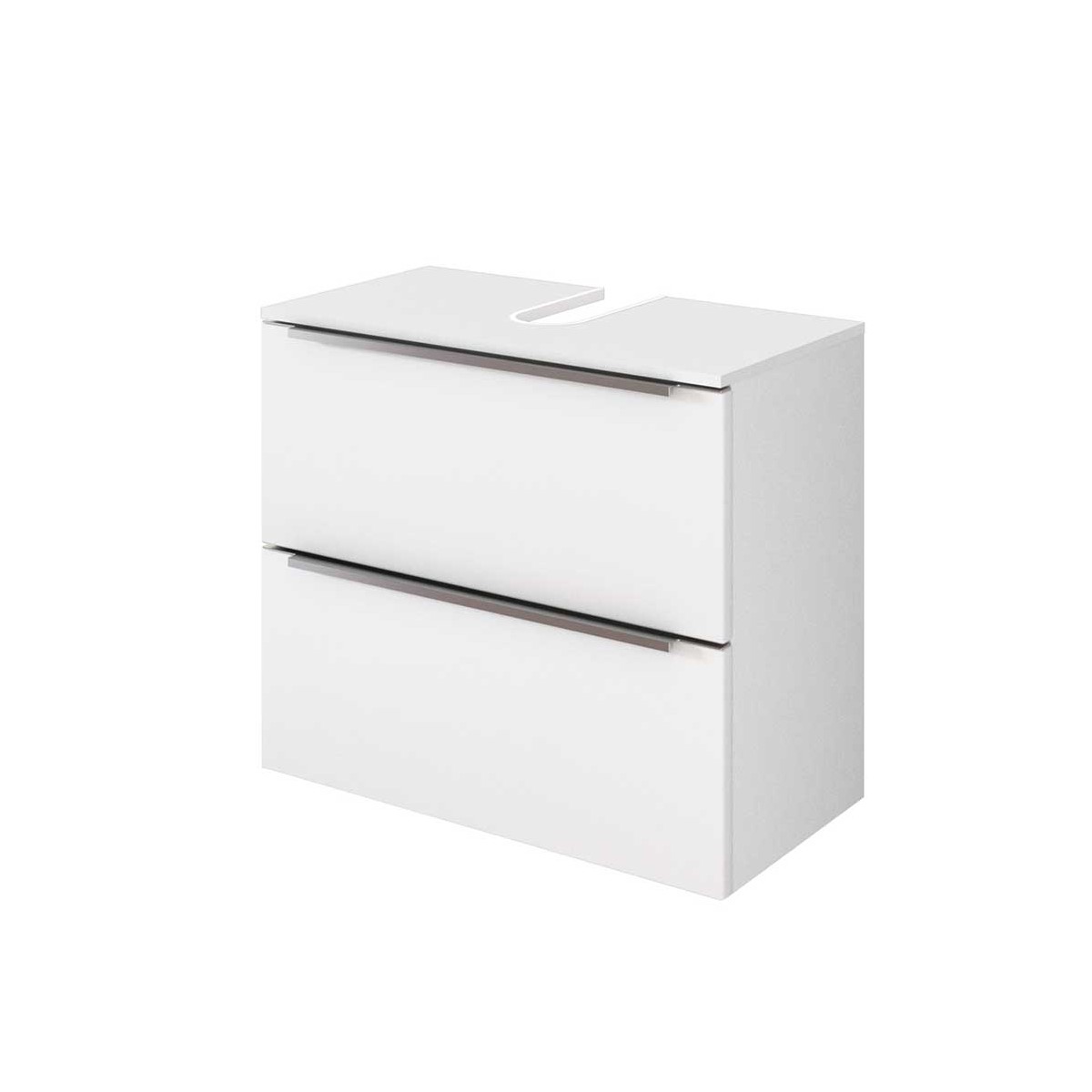 Meuble sous lavabo Hansen 60cm 2 tiroirs - blanc - Image 11
