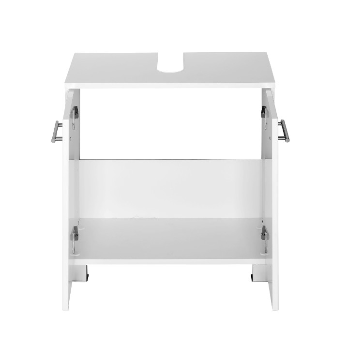 Meuble sous lavabo Pollet 60cm 2 portes - blanc - Image 10