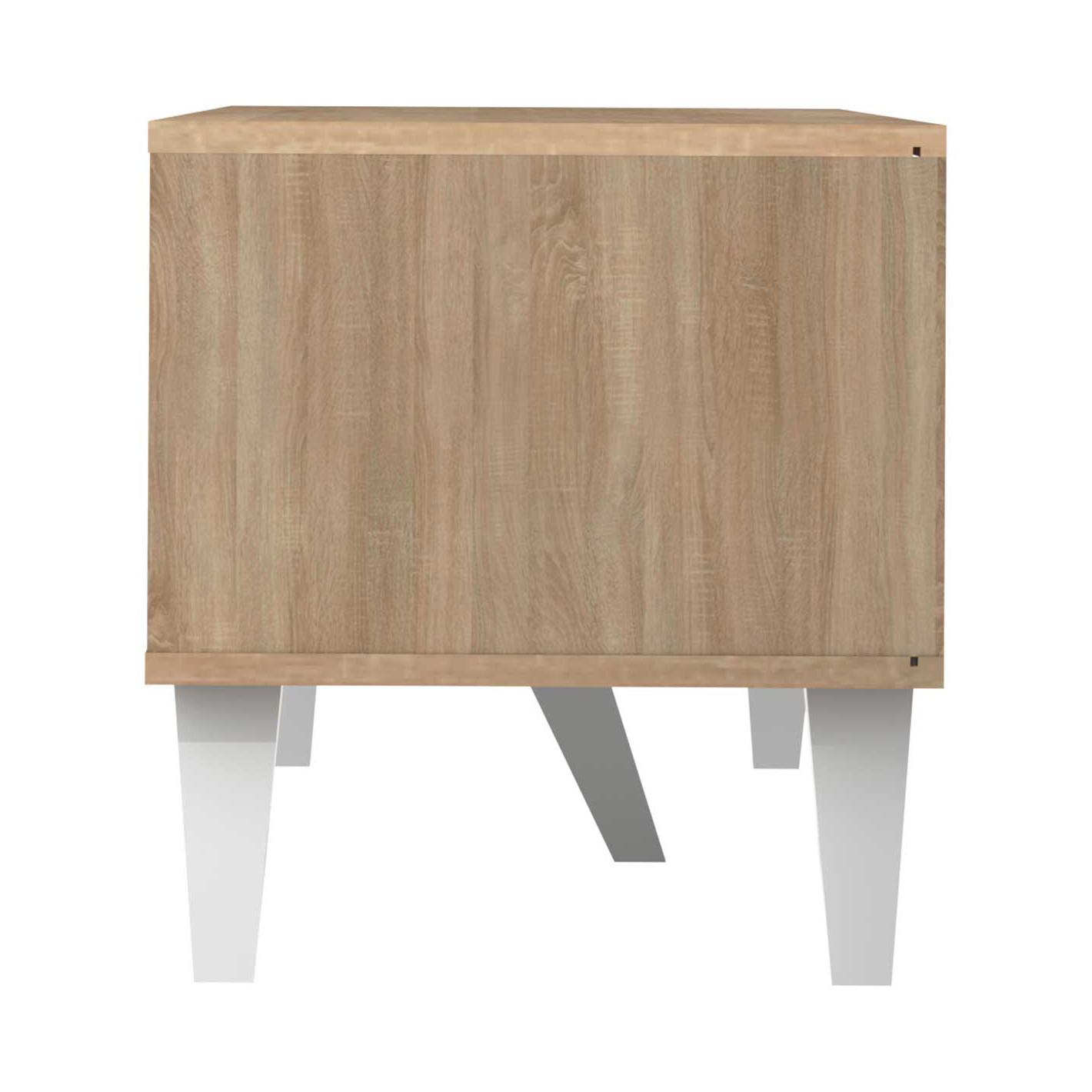 Meuble TV Kim 165cm - chêne/blanc - Image 4