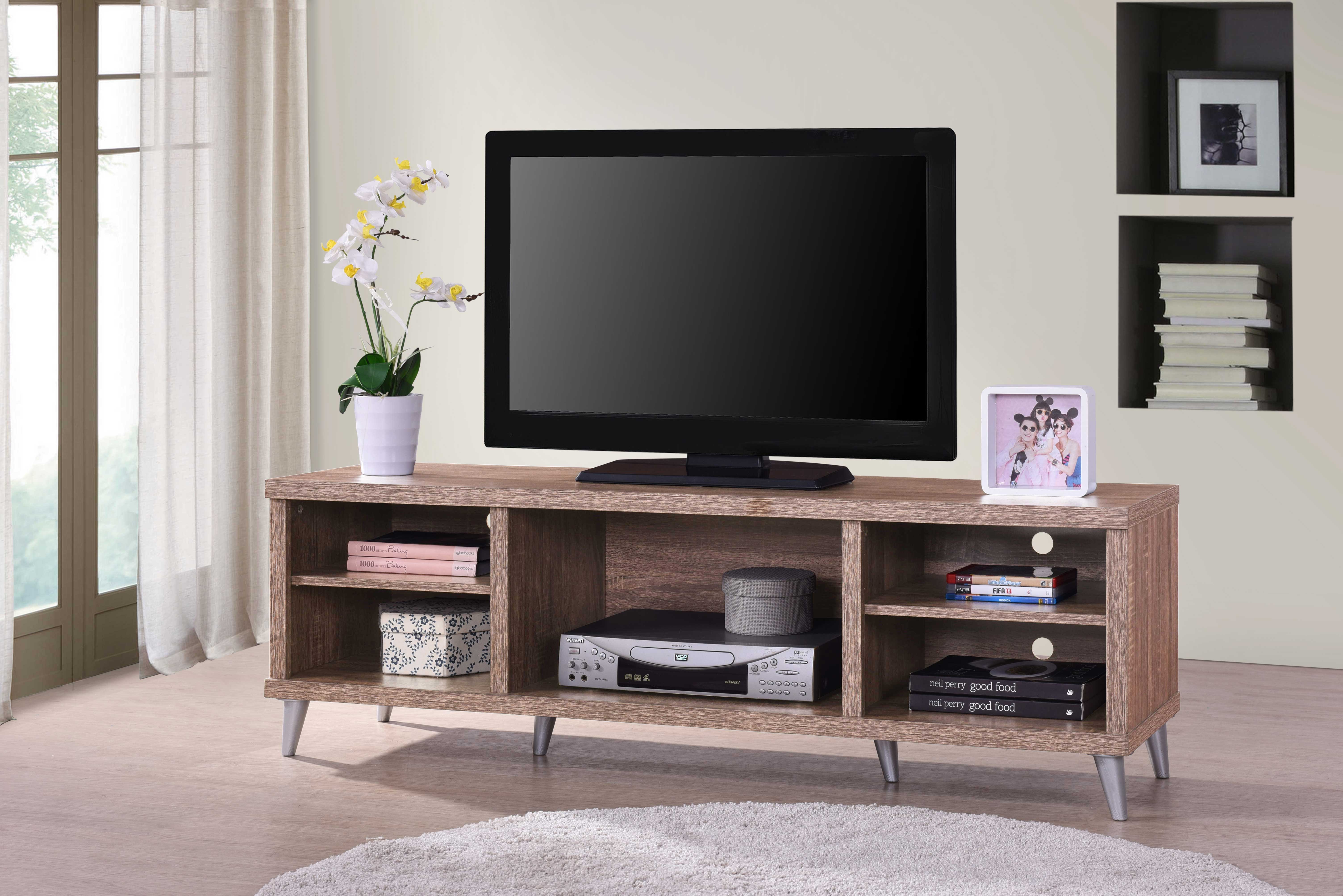 Meuble TV Konya 142cm - noyer - Image 3