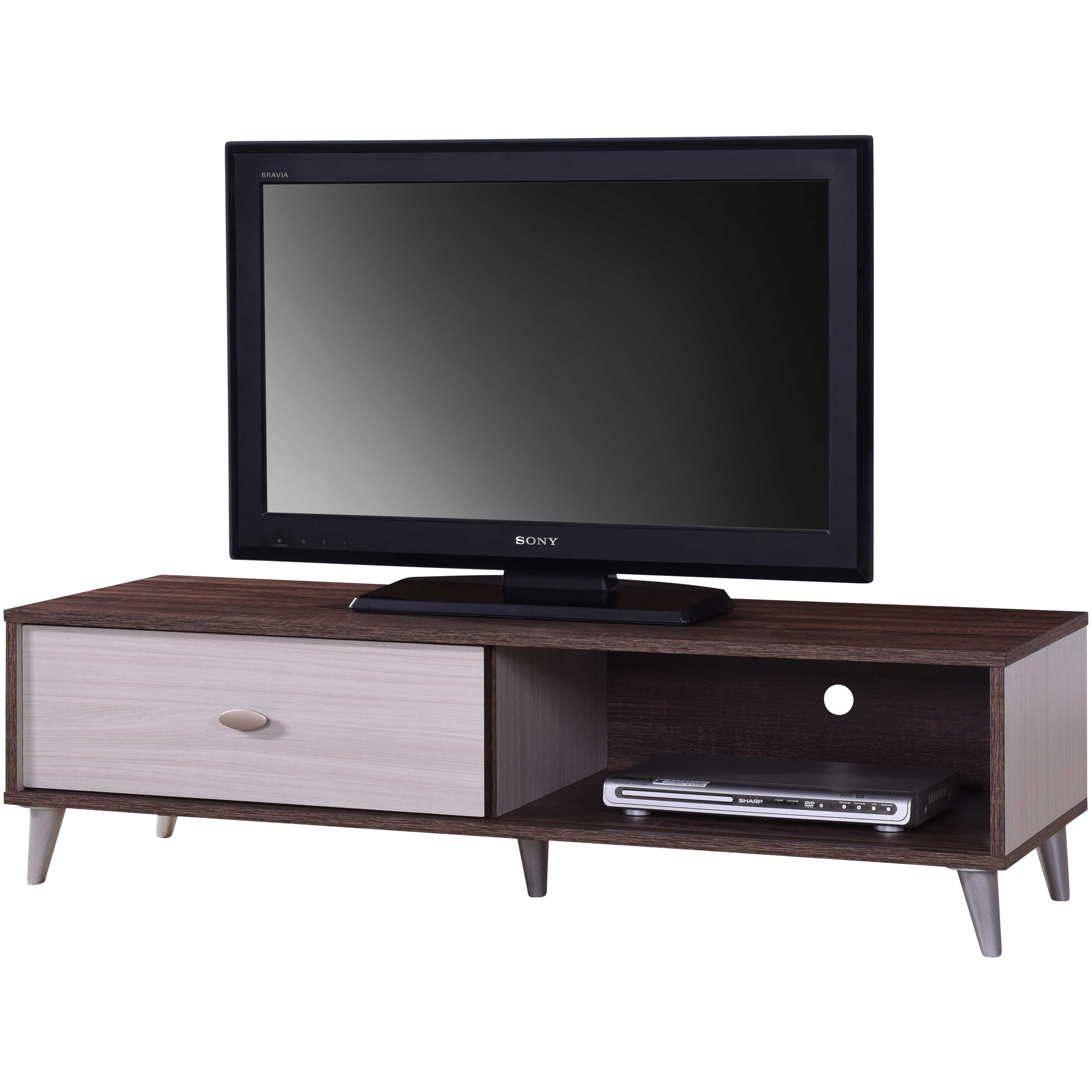 Meuble TV Rumbo 120cm - brun/blanc - Image 2