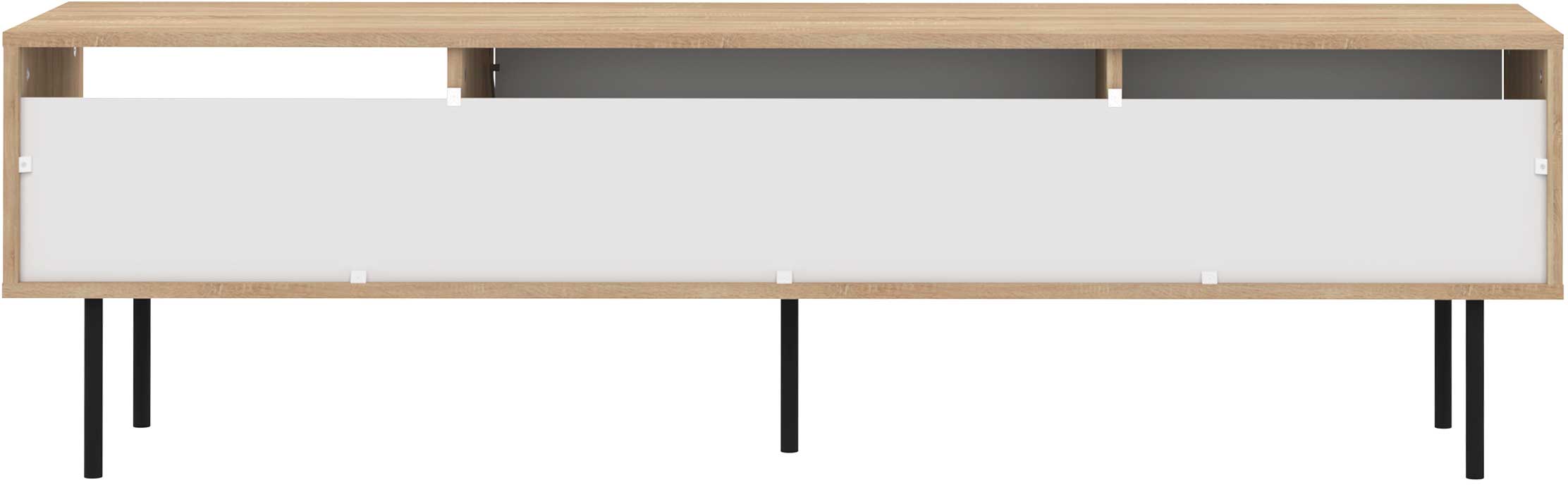 Meuble TV Watt 165cm - chêne/blanc - Image 4