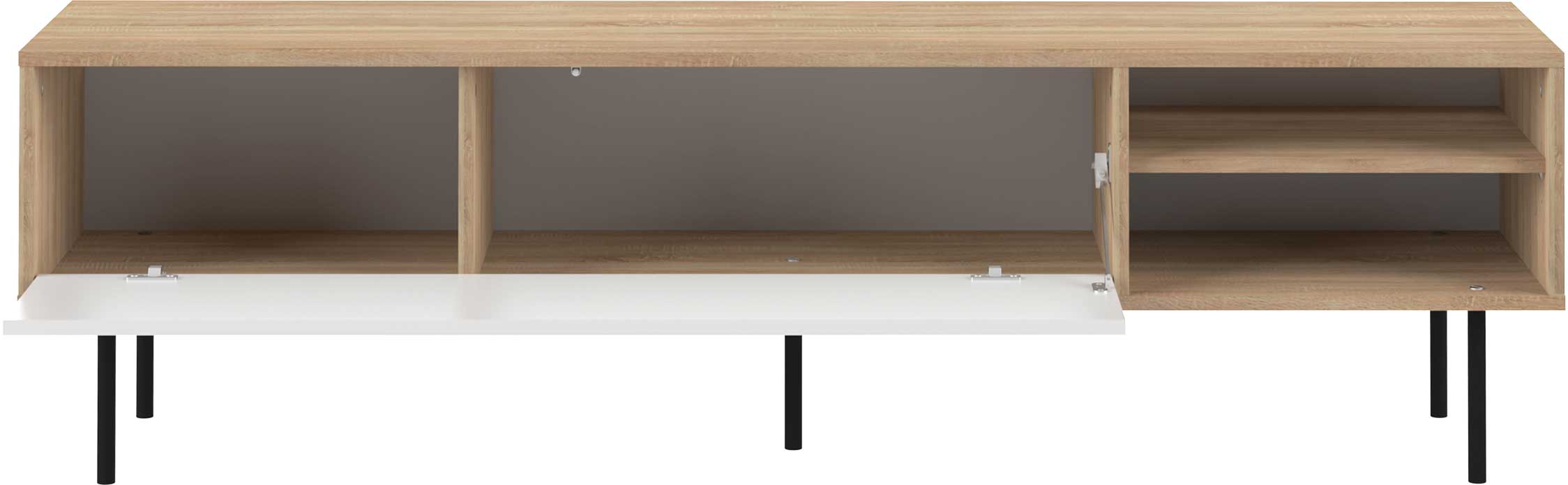 Meuble TV Watt 165cm - chêne/blanc - Image 8