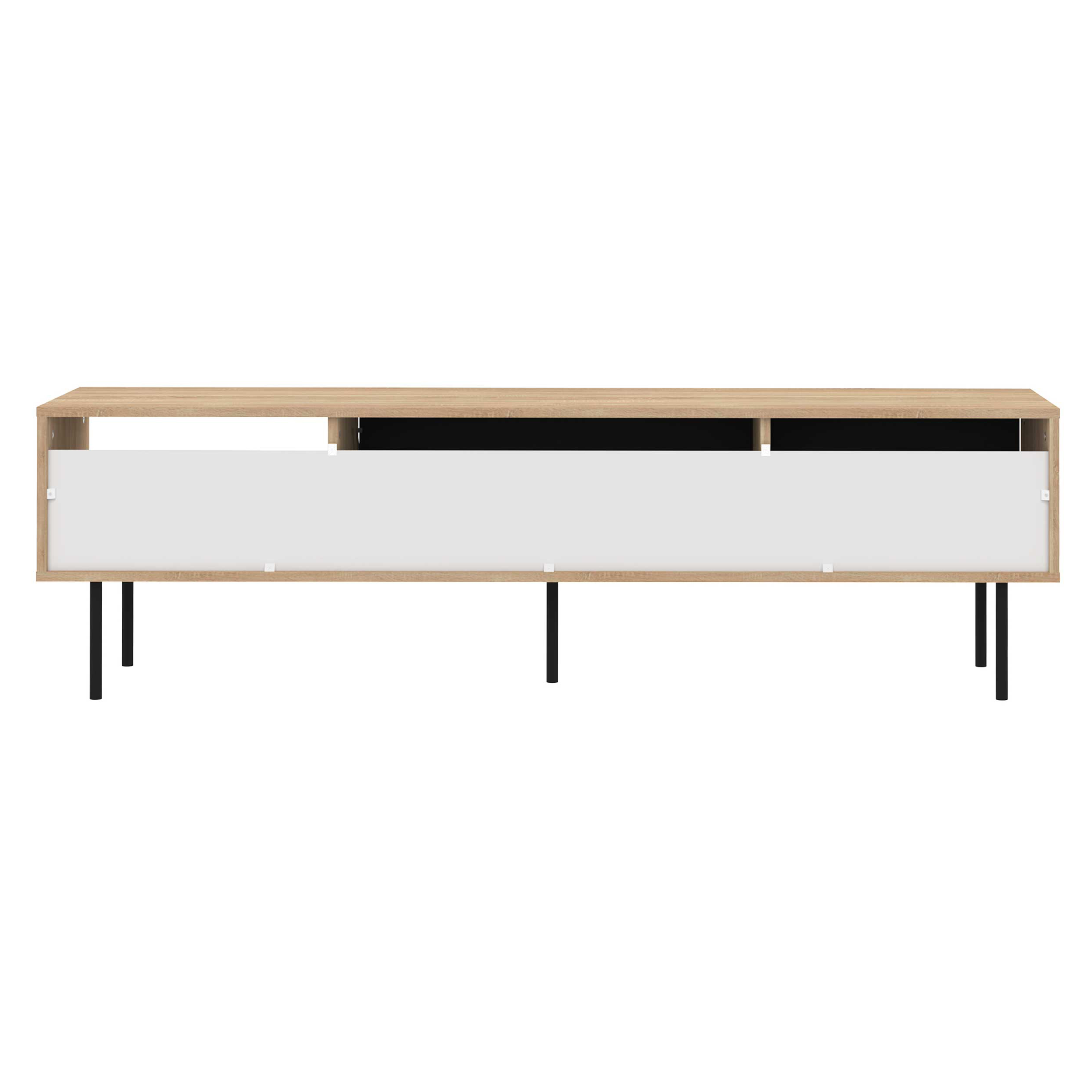 Meuble TV Watt 165cm - chêne/noir - Image 4